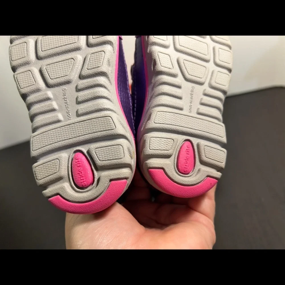 Stride Rite Made2Play Insulated Sneaker Snow Boots Purple Toddler Girls 6M